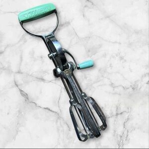 Vintage "Flint Best” By Ekco Hand Mixer 12”